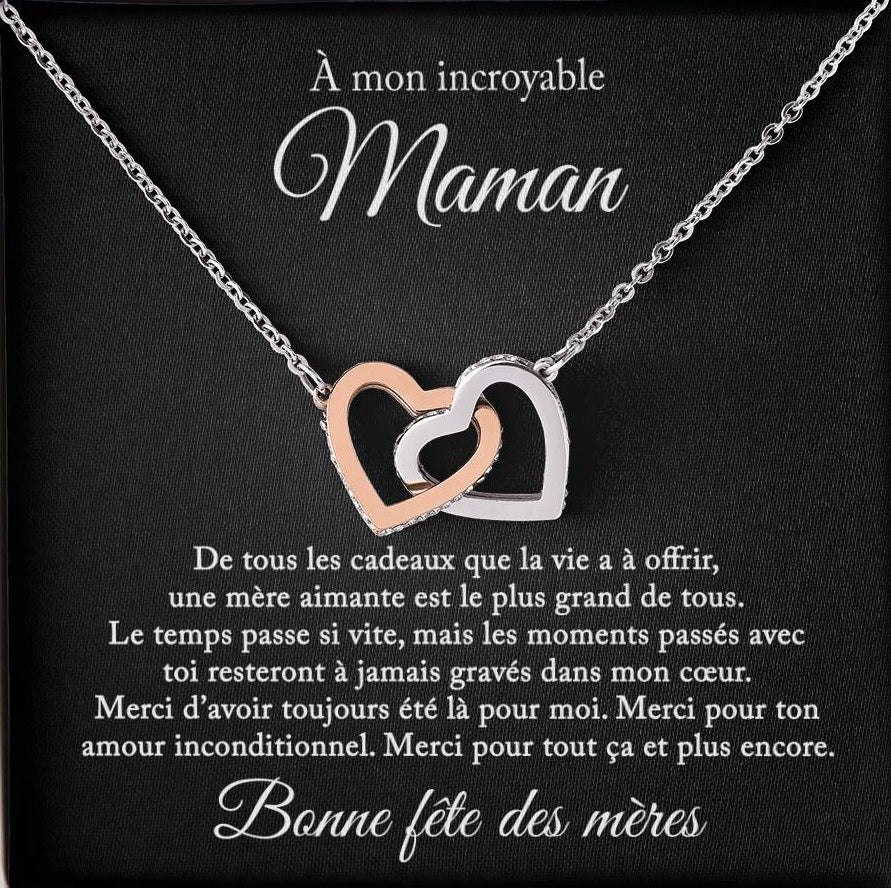 À mon incroyable maman - Bonne fête des mères - Collier