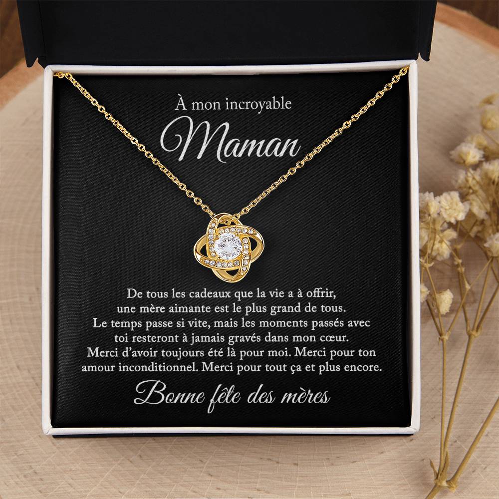 À mon incroyable maman - Bonne fête des mères - Collier