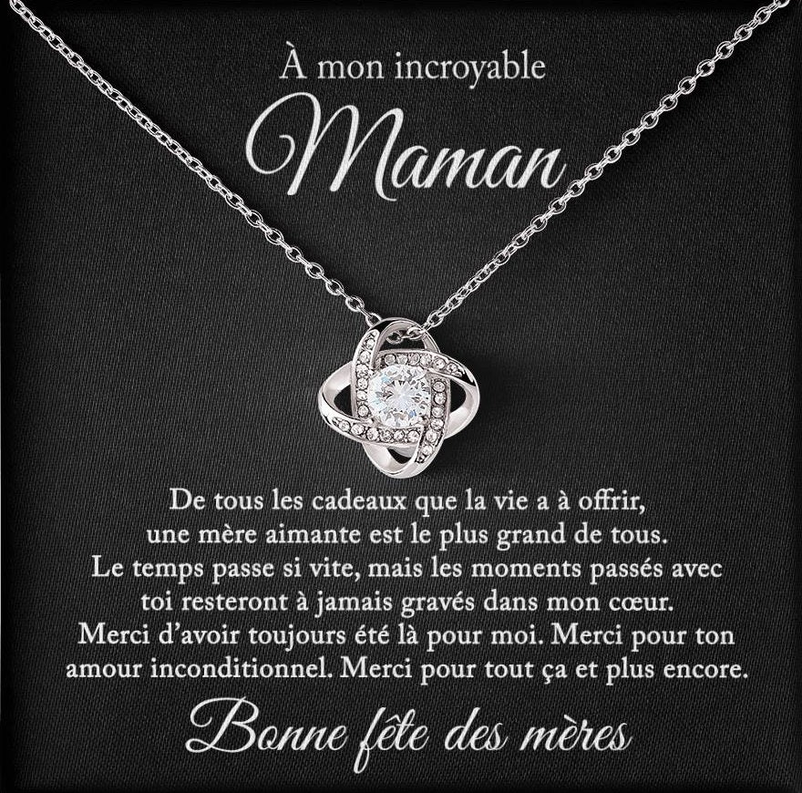 À mon incroyable maman - Bonne fête des mères - Collier