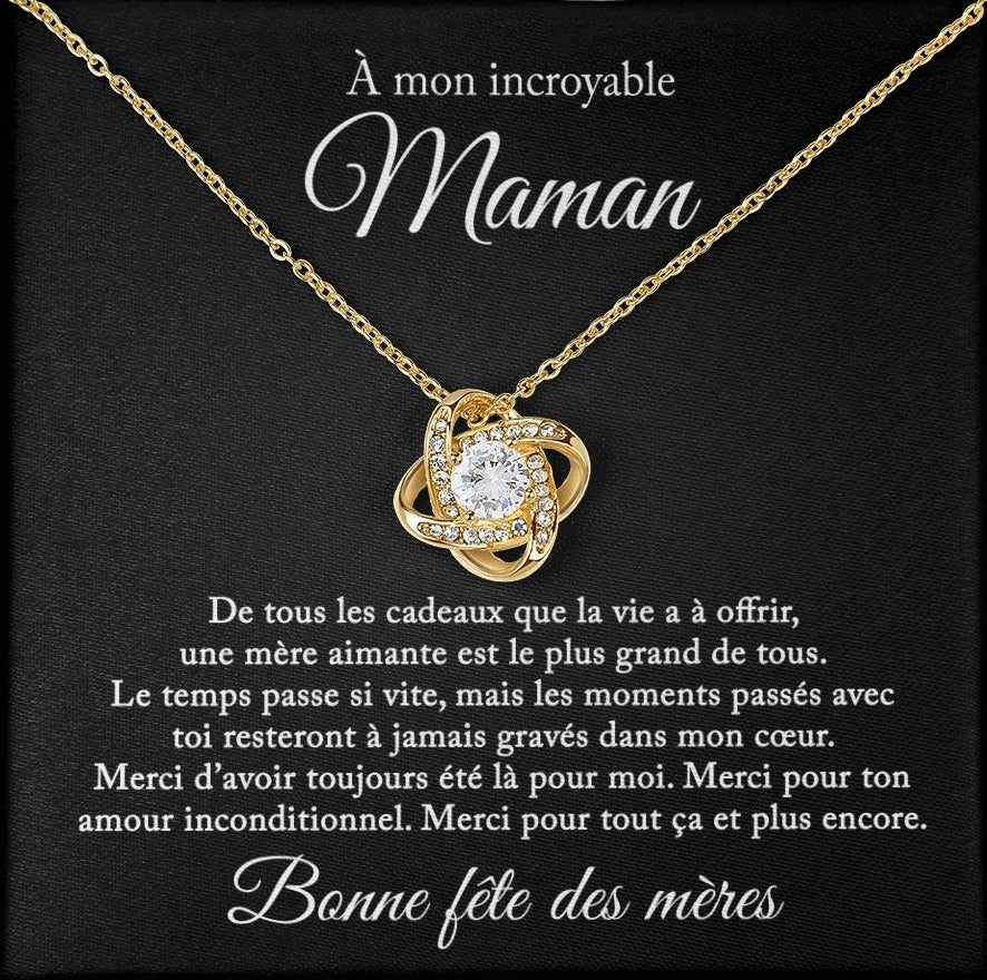 À mon incroyable maman - Bonne fête des mères - Collier