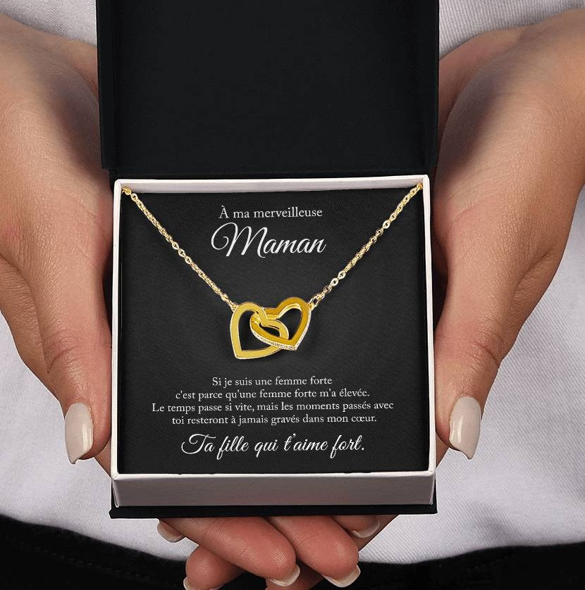 À ma maman, si je suis une femme forte - Collier amour éternel
