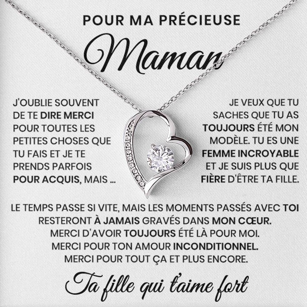 Pour Ma Précieuse Maman - Collier Beauté Éternelle
