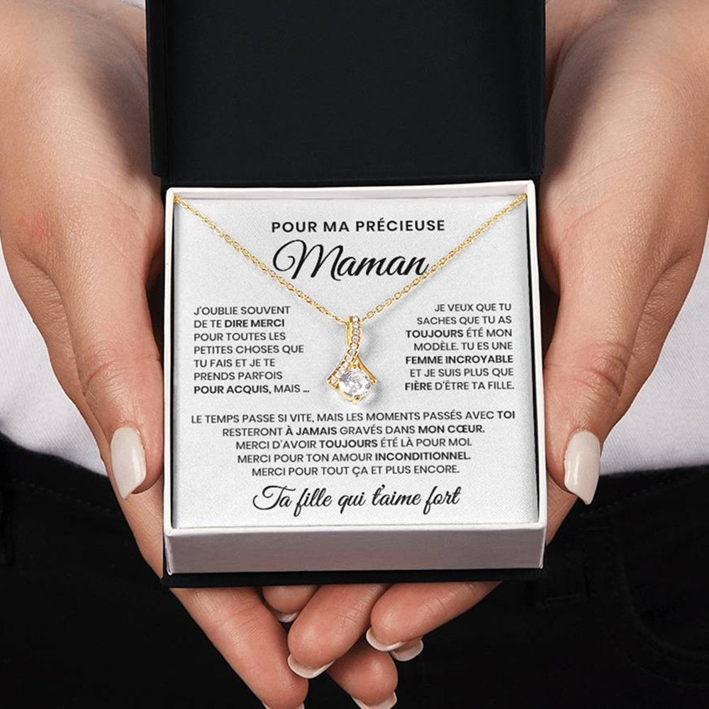 Pour Ma Précieuse Maman - Collier Beauté Éternelle
