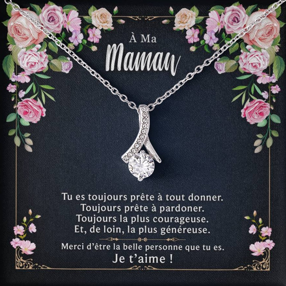 À ma maman - Merci d'être la belle personne que tu es - Collier
