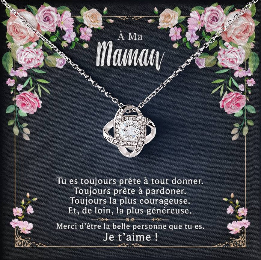 À ma maman - Merci d'être la belle personne que tu es - Collier