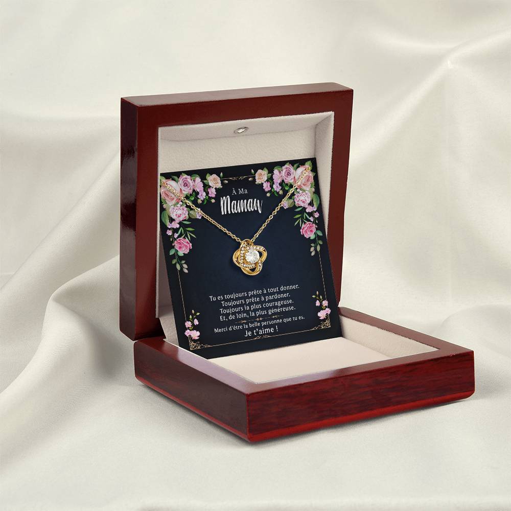 À ma maman - Merci d'être la belle personne que tu es - Collier