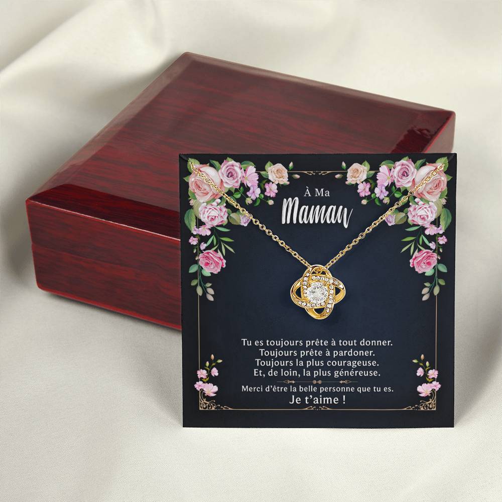 À ma maman - Merci d'être la belle personne que tu es - Collier