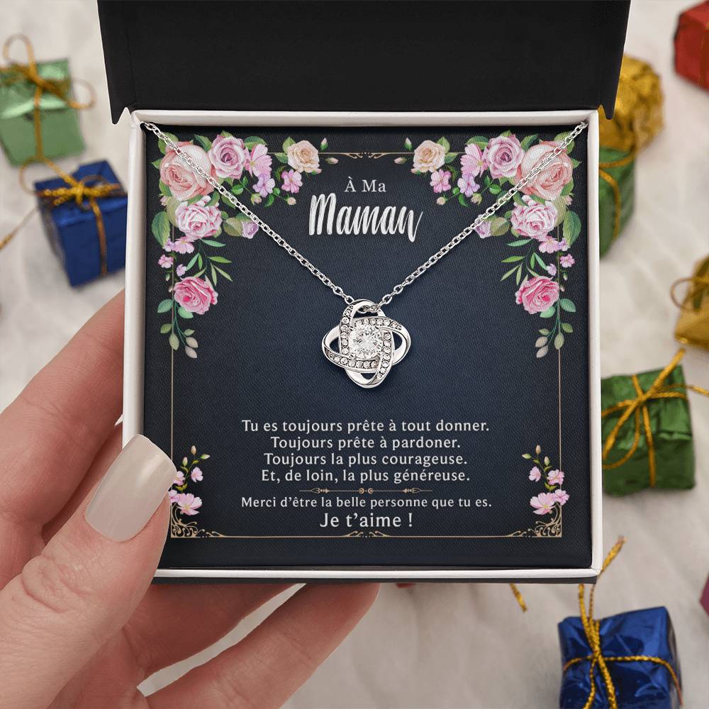 À ma maman - Merci d'être la belle personne que tu es - Collier