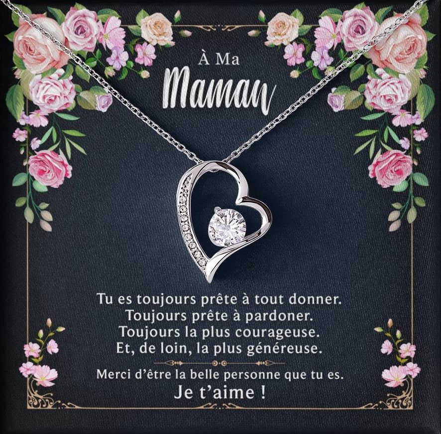 À ma maman - Merci d'être la belle personne que tu es - Collier