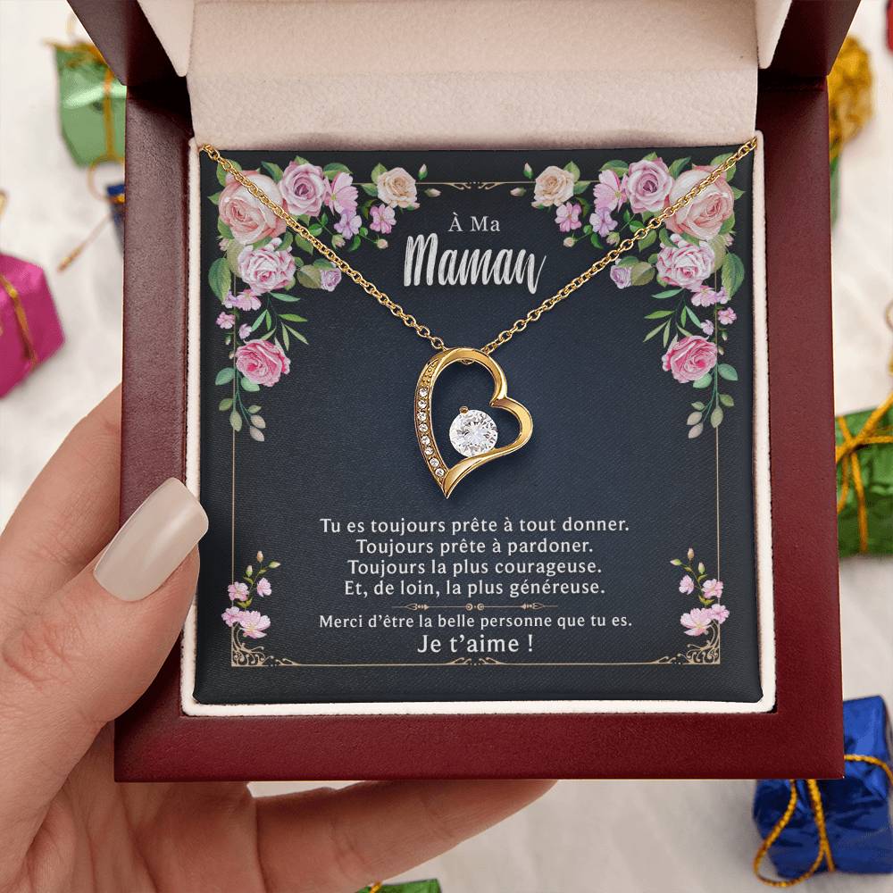 À ma maman - Merci d'être la belle personne que tu es - Collier
