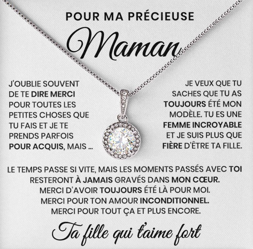 Pour Ma Précieuse Maman - Collier Beauté Éternelle