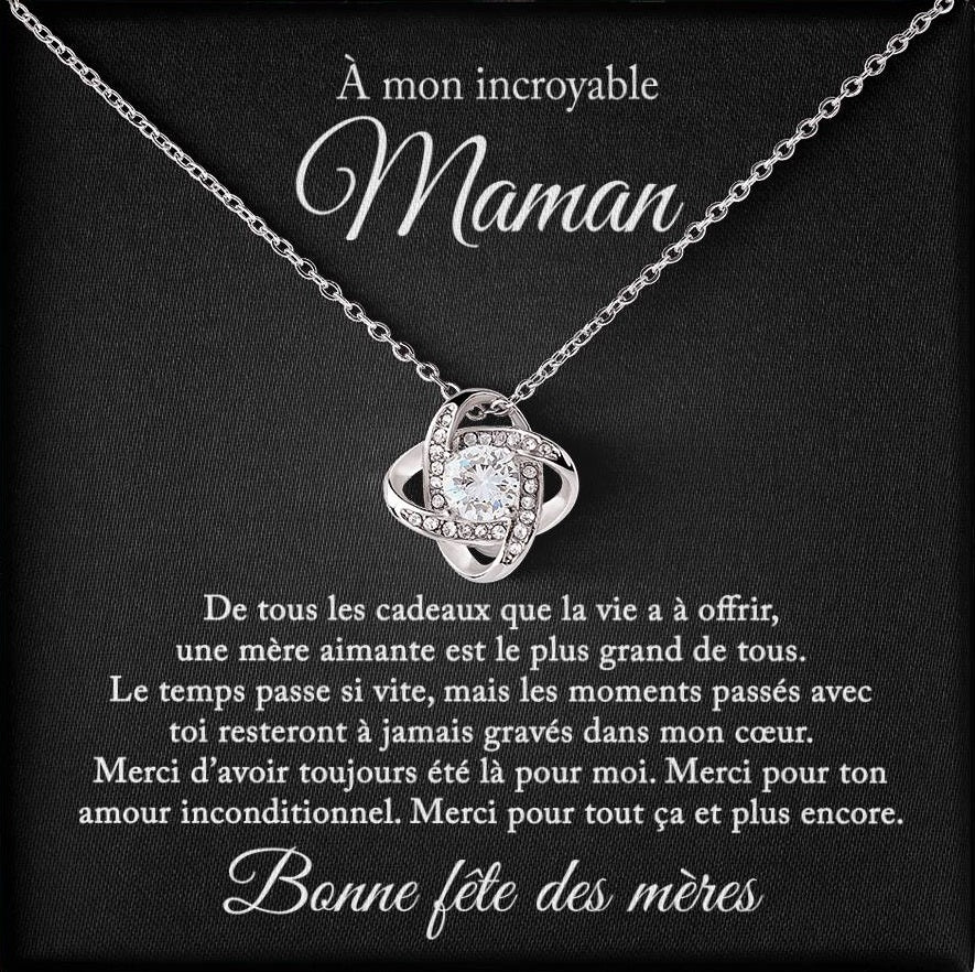 À mon incroyable maman - Bonne fête des mères - Collier