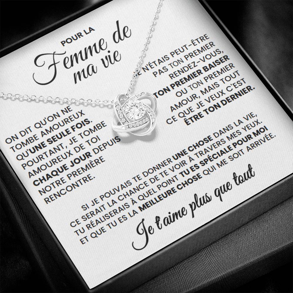 Collier Pour Mon Partenaire - Je t'aime Plus Que Tout