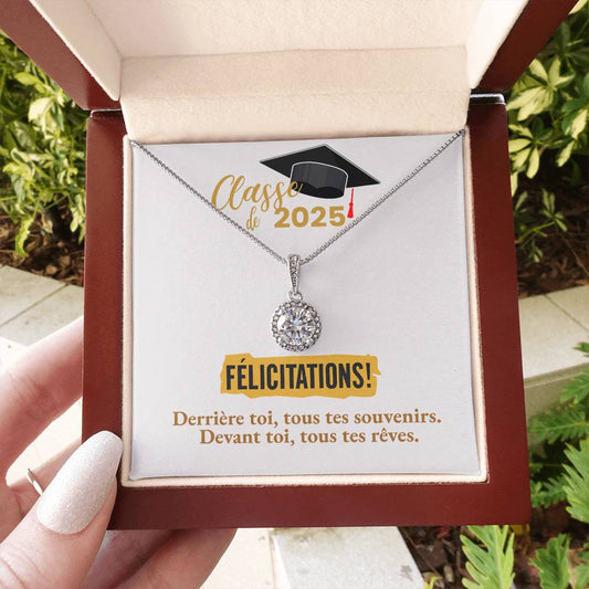 Félicitations! Graduation 2025 | Collier Amour Éternel