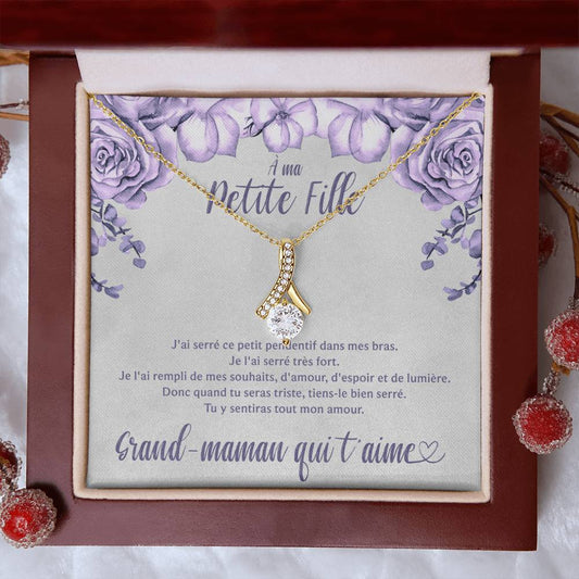 À Ma Petite Fille - Grand Maman Qui T'aime - Collier
