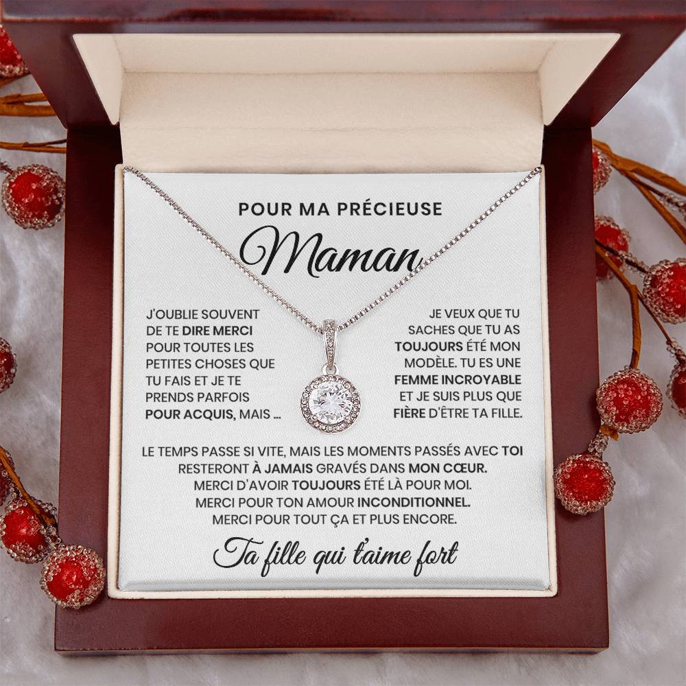 Pour Ma Précieuse Maman - Collier Beauté Éternelle