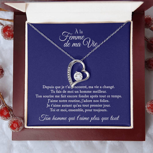 Coffret Cadeau Pour Femme - Ensemble Pour Toujours - Collier Coeur Tendre™