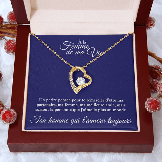 Coffret Cadeau Pour Femme - Une Pensée Pour Toi - Collier Coeur Tendre™