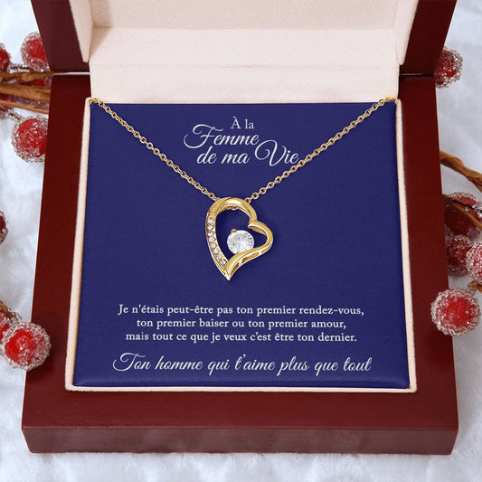 Coffret Cadeau Pour Femme - Ton Premier Amour - Collier Coeur Tendre™
