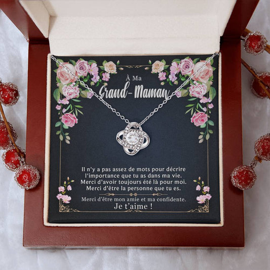 À ma grand-maman - Mon amie et ma confidente - Collier