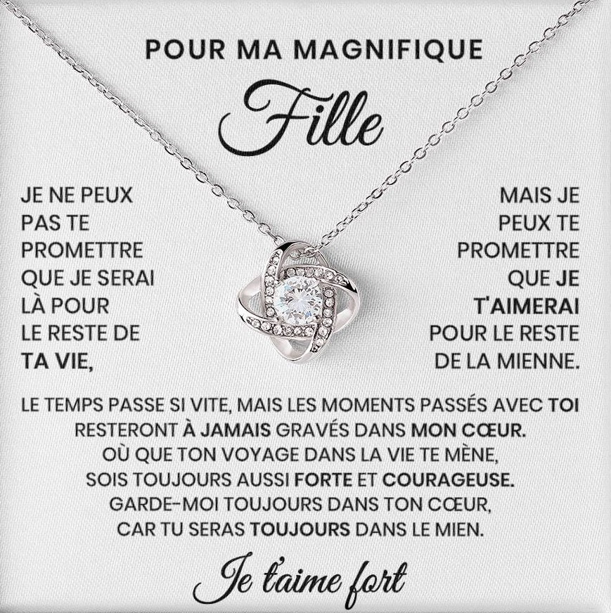 Collier Pour Ma Fille - Tu seras toujours dans mon cœur