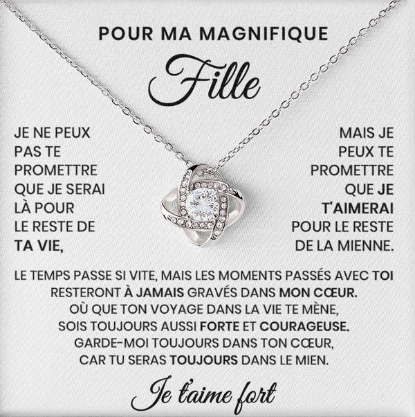 Collier Pour Ma Fille - Tu seras toujours dans mon cœur