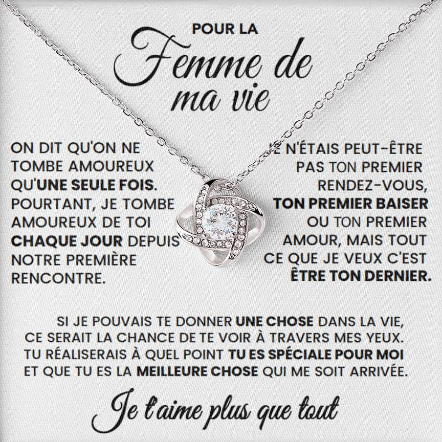 Collier Pour Mon Partenaire - Je t'aime Plus Que Tout