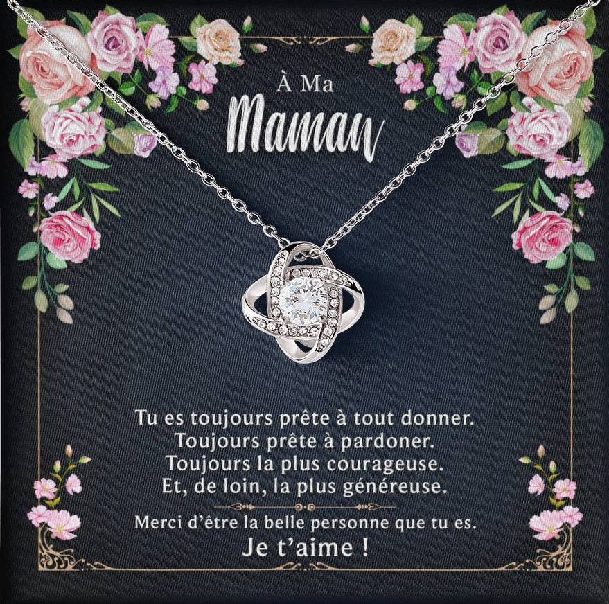 À ma maman - Merci d'être la belle personne que tu es - Collier