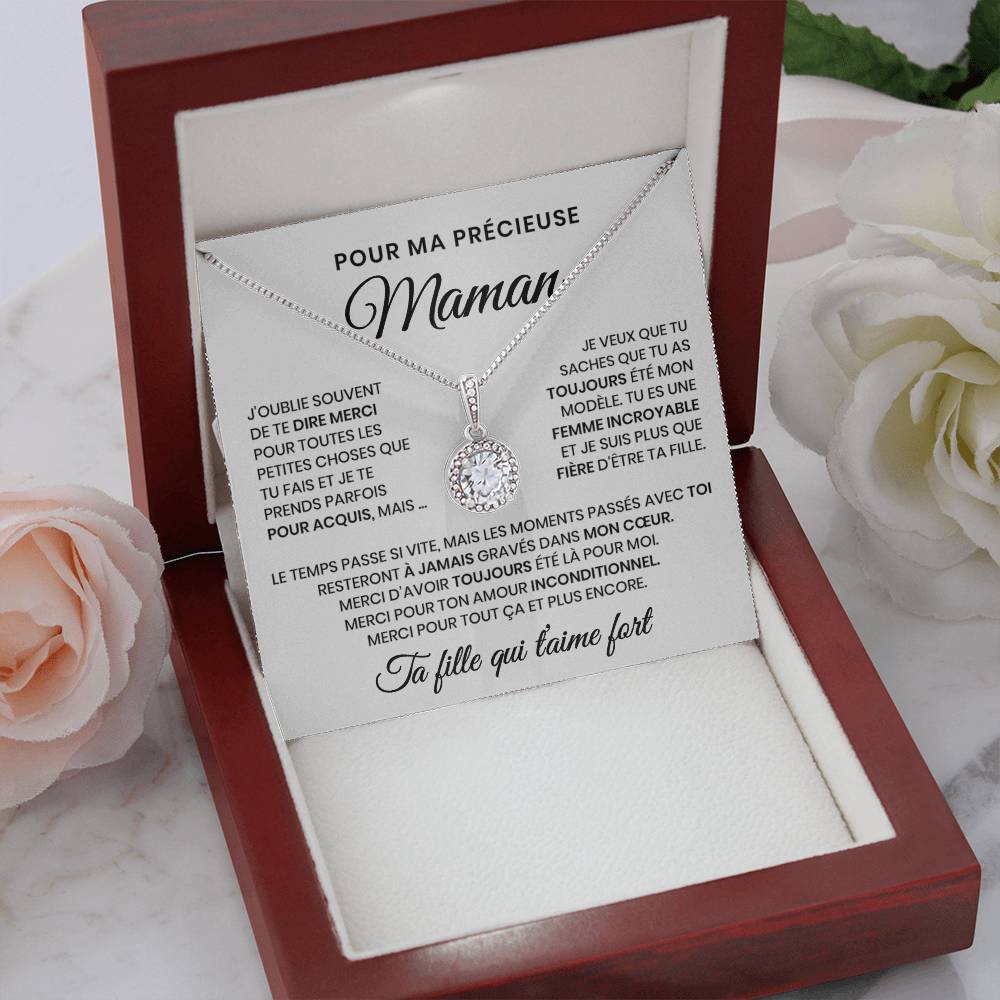 Pour Ma Précieuse Maman - Collier Beauté Éternelle