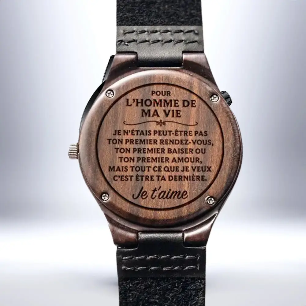 Montre Boréal™ - Cadeau Pour Homme - Je Veux Être Ta Dernière