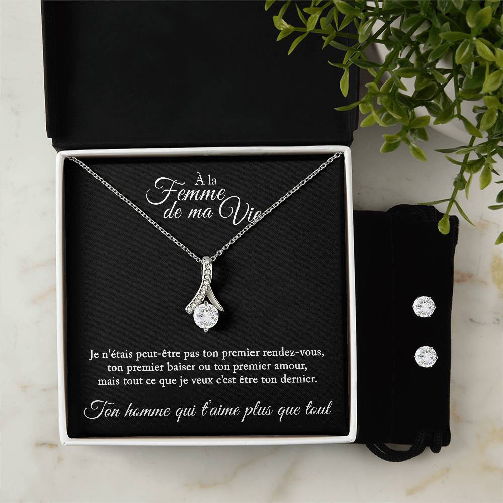 Ensemble Cadeau Pour La Femme De Ma Vie - Collier Beauté Éternelle™