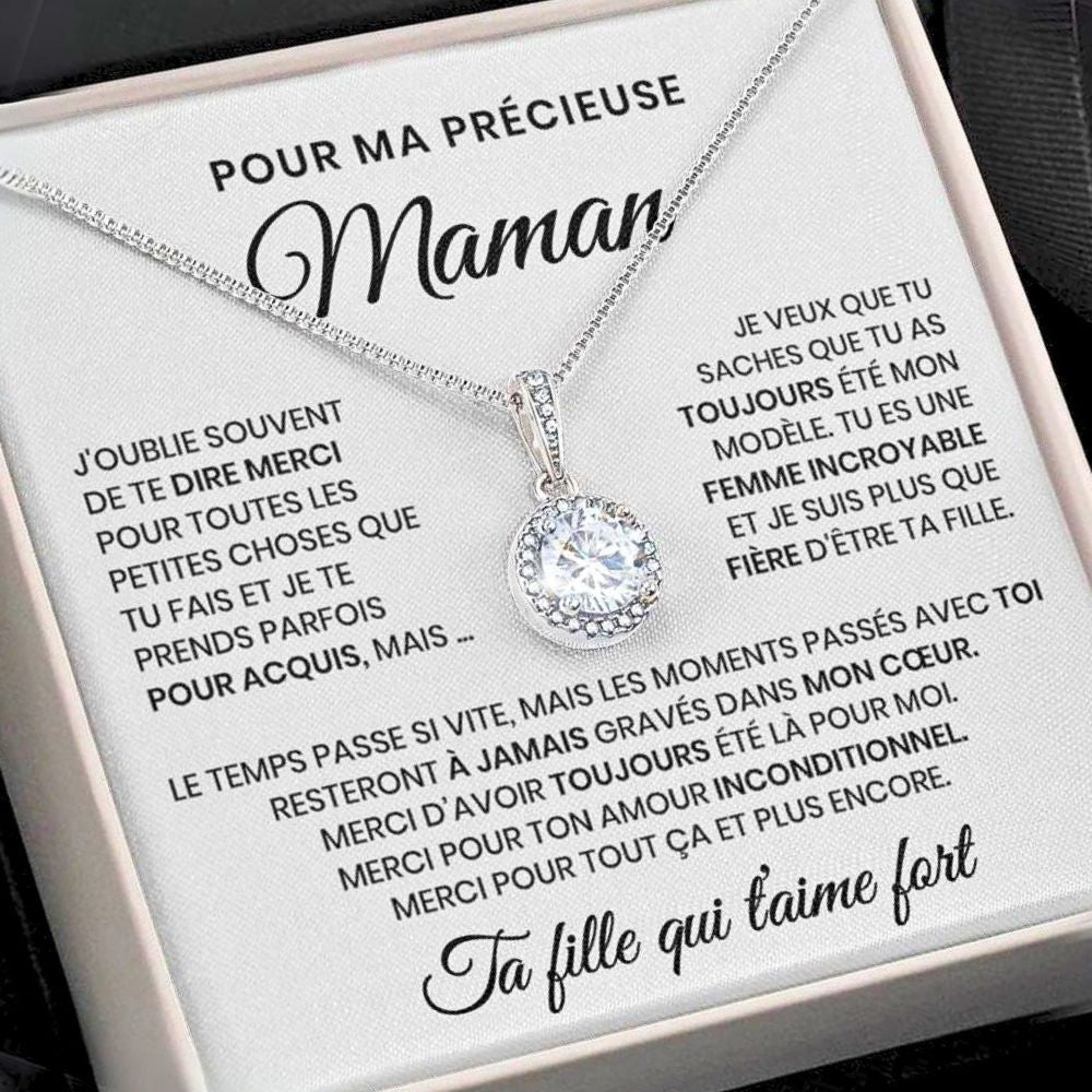 Pour Ma Précieuse Maman - Collier Beauté Éternelle