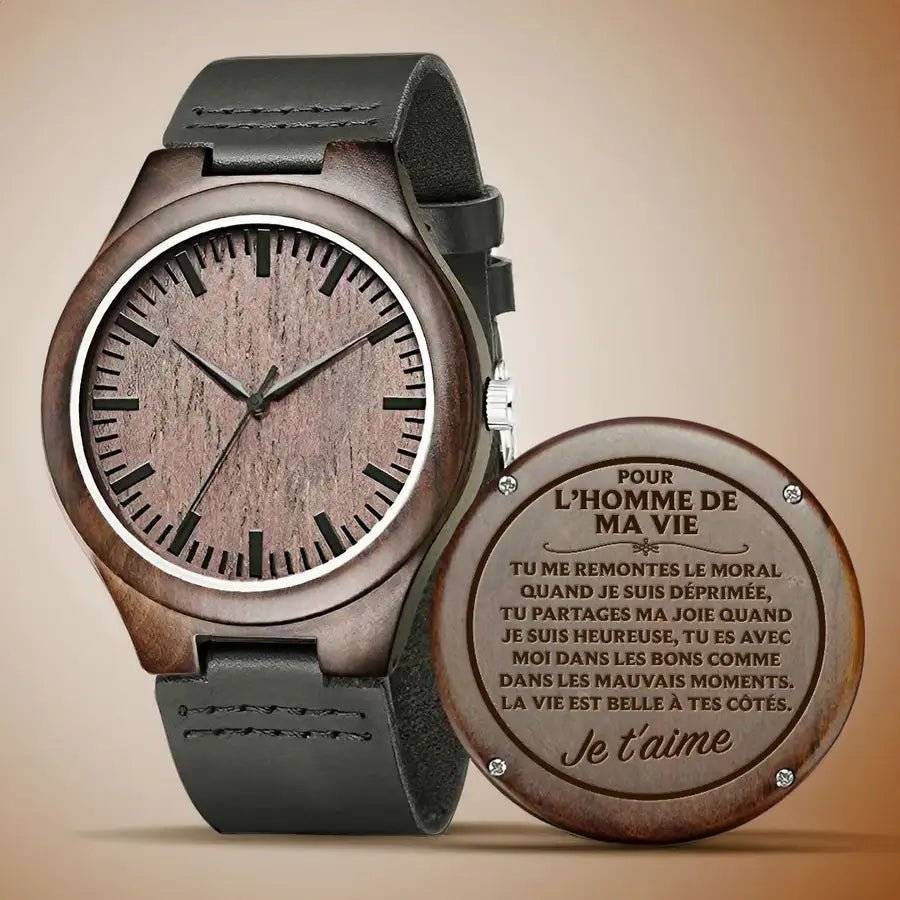 Montre Boréal™ - Cadeau Pour Homme - La Vie Est Belle À Tes Côtés