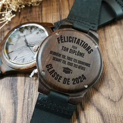 Montre Boréal™ Personnalisé - Cadeau De Graduation 2024 Pour Homme