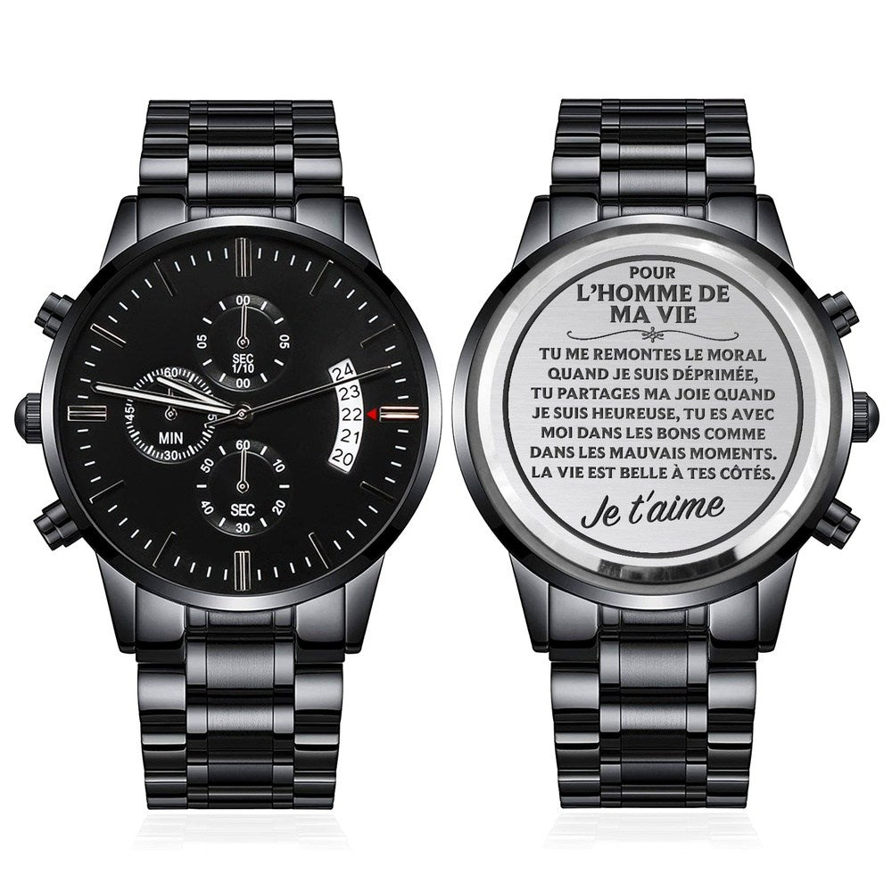 Montre Horizon™ - Cadeau Pour Homme - La Vie Est Belle À Tes Côtés