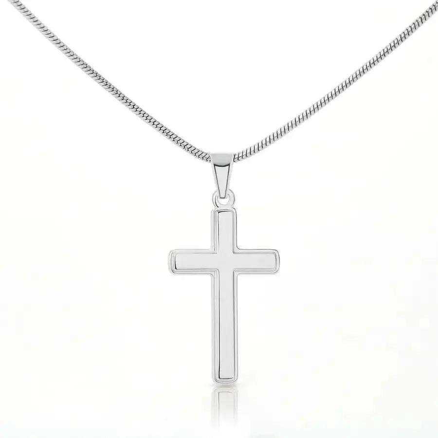 À l'homme de ma vie - Ton amoureuse qui t'aimera toujours - Collier en croix - La Petite Pensée